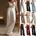 Women's Clothing High Waist Suit Pants Casual Loose Straight Business Commuting Wide Leg Pants_ecoleips.com
