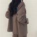 Long Sleeve Blazer And Pants Set | Bright Color Matching Suits For Women | Trendy Office To Casual Outfits_ecoleips.com