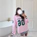 Women's Long Sleeve V-Neck T-Shirt Street Style Hip Hop Harajuku Digital Print Loose Casual Versatile Pullover Top_ecoleips.com