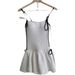 Women's High Waist Halter Top One Piece Swimsuit Pure Alluring Skirt Style Tummy Concealing Slimming Hot Spring Girl Swimwear_ecoleips.com