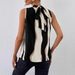 Women's New Style Elegant Printed Round Neck Vest_ecoleips.com