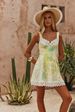Women's Lace Camisole V Neck Slim Fit Linen Dress Spring Summer Casual Elegant Fashion_ecoleips.com