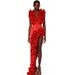 Women's Clothing V-Neck One-Piece Swimsuit Floral Belt Swimwear Two-Piece Set_ecoleips.com
