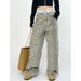 American-style Leopard Print Wide-leg Jeans For Petite Women, Spring/summer Design, Retro High-waisted, Slimming, Loose_ecoleips.com