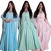 Women’s Clothing Fashion Chiffon Hot Diamond Dress Muslim Robe Dubai Arabian Long Skirt_ecoleips.com
