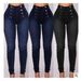 Aria Basics Q009 Cross-border European And American Foreign Trade High-waisted Casual Jeans, Trendy Double-row Multi-button Slim-fit_ecoleips.com