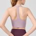 European And American Style Women's Sports Bra With Chest Pads, Yoga Wear, Beautiful Back, Shockproof, Halter Neck,_ecoleips.com