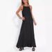 2023 European And American Cross-Border Wish Independent Station Fashion Casual Cotton Linen Split Strap Dress_ecoleips.com