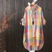 Women's Clothing Women's Medium And Long Large Size Women's Clothing Loose Slim Fashion Plaid Shirt Women's Casual Jacket_ecoleips.com