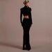 Women’s Clothing Fashion Suits, Heavy Duty Diamond Tube Tops, High Waist Skirts, Bandage Two Piece Party Dresses_ecoleips.com