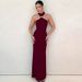 French Style Hot-Selling Women's Fashion 2025 Summer New Fashionable Elegant Slim High Neck Sleeveless Split Dress_ecoleips.com