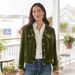 2025 European And American New Clothing Wish Cross-Border Velvet Women's Workwear Short Top Jacket_ecoleips.com