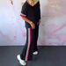 Women's Clothing Fashion Round Neck Short Sleeved Sports Leisure Suit_ecoleips.com