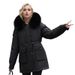girl Foreign Trade New Women's Detachable Inner Liner Fleece-Lined Thickened Parka Coat Mid-Length Large Fur Collar_ecoleips.com