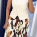 Women's Clothing Summer New Fashion V Neck Button Vest Top Printed Pleated Long Skirt Suit_ecoleips.com