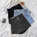 2025s High Waist Denim Shorts Fashion Women's Spring 2025 New Small Stature Design Sense Girl Tight Hot Pants_ecoleips.com