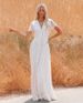 Women's Clothing Deep V Pullover Wedding Dress Manufacturer Direct Supply_ecoleips.com