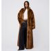 Luxury Winter Women's Long Fox Fur-Like Coat With Wolf Fur Color, Knee-Length Warm Overcoat, Elegant And Stylish_ecoleips.com
