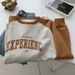 European American Style Crew Neck Sweatshirt For Women, New Spring And Autumn Model, Loose Fit, Slimming, Color-blocking_ecoleips.com