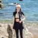 Aria Basics Sleeve Long Pants Sun Protection Plus Size For Women Conservative Two-Piece Hot Spring Surfing Diving Suit Tummy Control_ecoleips.com