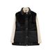 Retro Velvet Waistcoat For Women – Loose-Fit Cotton Vest, Autumn & Winter Casual Coat (White/Brown/Khaki/Black, M-XXL)_ecoleips.com