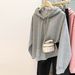American-style Real-shot Solid Color Composite Long-sleeve Hooded Sweatshirt For Women, New Spring And Autumn Thin_ecoleips.com
