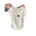 Women's Slim Fit V-Neck Short Sleeve T-Shirt - Side Pleats & Waist Contouring Design - Pure Cotton Casual Top For Summer_ecoleips.com