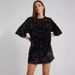 Elegant One Shoulder Sequin Evening Dress Formal Party Prom Gown Women's Cocktail Wedding Guest Bridesmaid Dress_ecoleips.com