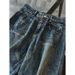 Women's Clothing Summer Age Reducing Outfit, Hot Diamond Denim Wide Leg Pants, Casual Suit For Women, Loose And Fashionable Two Piece Suit_ecoleips.com