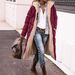 girl 2024 European And American Solid Color Hooded Cotton Jacket Long Sleeve Reversible Slim Fit Elegant Cardigan Coat_ecoleips.com