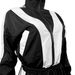 Women's Clothing Women's Trendy Two Piece Suit Zipper Waist Collage Contrast Color Oversized Super Fat For Formal & Casual_ecoleips.com