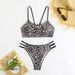 Aria Basics 2025 New Cross-Border European And American Set Sexy Leopard Print Multi-String Hollow Out Swimsuit Bikini Manufacturer_ecoleips.com