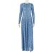 Streetwise A-Line Dress – Bodycon Waist, Long Sleeve, Sheer Mesh Insert (Milk Silk Poly-Spandex, S/M/L, Blue-Black Grid, Euro Urban Minimalist Dress)_ecoleips.com