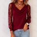 Women's Clothing Lace Trimmed Turtleneck Top Spring Summer New T-Shirt High-Quality Materia_ecoleips.com