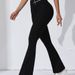 Women's Clothing High-Waisted Flared Yoga Pants For Women Tummy Control Hip Lifting European American Style Fitness Sportswear_ecoleips.com