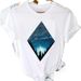 Women's Tops With Geometric Patterns, Simple T-shirts, Trendy Casual Plus-size Short-sleeve T-shirts For Women Wholesale_ecoleips.com