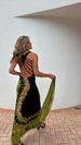 New 2025 Summer European And American Sexy Women's Clothing Printing Positioning Sling Backless Cross Dress_ecoleips.com