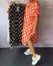2024 Summer New Cross-Border European And American Fashion Loose Printed V-Neck Short Sleeve Dress Women's_ecoleips.com