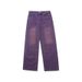 Vintage Purple Jeans For Men & Women - Relaxed Straight Leg Baggy Denim Pants, High Waist Wide Leg Trousers For Spring/Fall_ecoleips.com