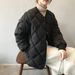 girl Girl Petite Down Cotton Jacket Women's Short Korean Style 2025 New Lightweight Quilted Fashion Winter Coat_ecoleips.com