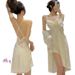 2025 New Ice Silk Backss Sexy Nightdress For Women With Straps, Summer Lace Padded Nightgown, High-End Pure Desire_ecoleips.com