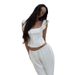 2025 Cross-Border European And American Women's Fashion INS Internet Celebrity New Hot Girl Pure Desire Style Square_ecoleips.com