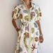 Women's Elegant Casual Stand Collar Cardigan Tie Front Linen Dress Long Sleeve Maxi Dress_ecoleips.com