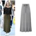 Women's Clothing Plus Size Women's Fashion Knitted Skirt 200 Pounds High Waist Medium And Long Slit A Line Skirt Elastic Over The Knee_ecoleips.com