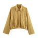 Women's Spring Fashion Faux Suede Bomber Jacket – Stylish & Lightweight Outerwear_ecoleips.com
