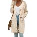 MaoMaoYu European And American Foreign Trade Knitted Autumn Winter 2026 Long Cable Knit Sweater For Women New_ecoleips.com