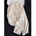 Apricot Colored Women's Linen Shirt And Casual Pants Set Unique Beautiful And Stunning Summer Outfit_ecoleips.com
