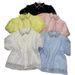 Women's Clothing Women's Style Fashionable Rhinestone Embellished Puff Sleeve Shirt Loose Fitting Heavy Duty Top_ecoleips.com