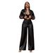 Autumn New Women's Sexy Hot Girl Style Sequin Embroidered Short Slim Long Sleeve Jacket_ecoleips.com