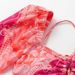 Pink Sweet Girl Long Sleeved Two Piece Swimsuit Set American Style For Women Vacation Sexy Polyester Bikini 2025_ecoleips.com